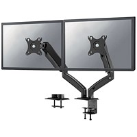 Neomounts By Newstar Deskclamped Single Monitor Arm, Adjustable Height and Tilt, Black