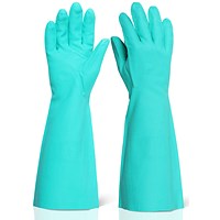 Beeswift Nitrile 18” Gauntlet, Green, XL Beeswift Nitrile 18” Gauntlet, Green, XL