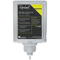 Raphael Antibac Foam Hand Wash Cartridges, 1 Litre, Pack of 6