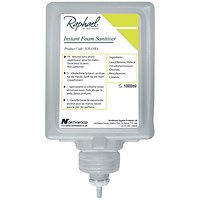 Raphael Alcohol Free Hand Sanitiser Cartridge, 1 Litre, Pack of 6