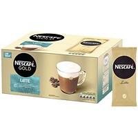Nescafe Gold Latte Instant Coffee Sachets, Pack of 40