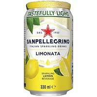San Pellegrino Sparkling Lemon - 24 x 330ml Cans