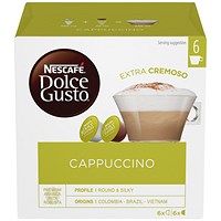 Dolce Gusto Cappuccino Capsules - 24 Servings