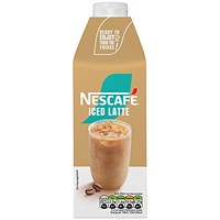 Nescafe Iced Latte, Ready To Drink, 750ml, Pack of 6