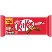 Nestle KitKat 2 Finger Milk Chocolate Bar Pack of 12