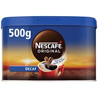 Nescafe Original Decaffeinated Coffee - 500g Tin