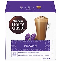 Nescafe Dolce Gusto Mocha Capsules, 16 Capsules, Pack of 3