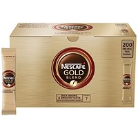 Nescafe Gold Blend Instant Coffee Sachets, Pack of 200