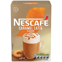 Nescafe Caramel Latte Sachets Pack of 7