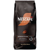 Nescafe Barista Espresso Blend Coffee Beans, 1Kg