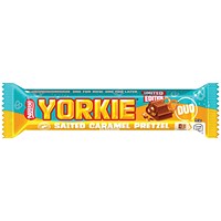 Nestle Yorkie Salted Caramel Pretzel Milk Duo Chocolate Bar, 66g, Pack of 24