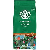 Starbucks House Blend Medium Roast Ground Coffee, 200g