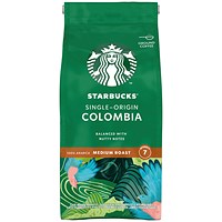 Starbucks Medium Roast Single-Origin Colombia Ground Coffee 200g
