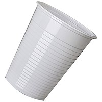 MyCafe Plastic Disposable Cups 7oz White (Pack of 2000)