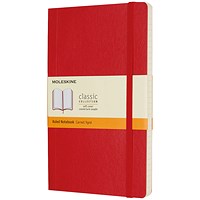 Moleskine Classic Soft Cover Ruled 130x210mm Large Red