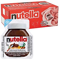 Nutella Hazelnut with Cocoa Spread Portion Packs, 15g, Pack of 120