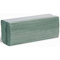 Esfina 1-Ply C-Fold Hand Towels, Green, Pack of 2640