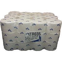 Esfina 2-Ply Coreless Toilet Roll, 100m, White, Pack of 36