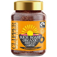 Clipper Organic Rich Roast Single Origin Arabica Coffee, 100g Clipper Organic Rich Roast Single Origin Arabica Coffee, 100g