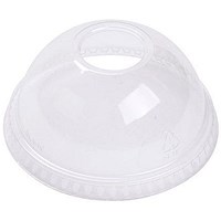 Belgravia Domed Lids With Hole, For 454-568ml Smoothie Cups, Pack of 100