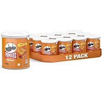 Pringles Paprika Crisps, 40g, Pack of 12 Pringles Paprika Crisps, 40g, Pack of 12
