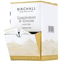 Birchall Lemongrass & Ginger Tea, Pack of 250