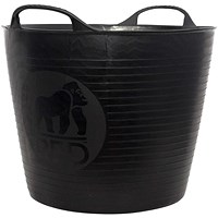 Gorilla Recycled Flexi Tub, 26 Litre, Black Gorilla Recycled Flexi Tub, 26 Litre, Black