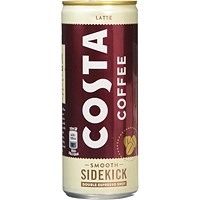 Costa Coffee Latte Iced Coffee, 250ml, Pack of 12 Costa Coffee Latte Iced Coffee, 250ml, Pack of 12