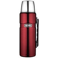 Thermos Stainless Steel Flask, 1.2 Litre, Red Thermos Stainless Steel Flask, 1.2 Litre, Red