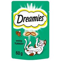 Dreamies Cat Treats with Turkey, 60g