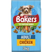 Bakers Adult Chicken & Vegetables 3kg