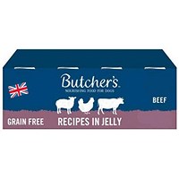 Butcher's Beef & Liver in Jelly Dog Food Tin, 400g