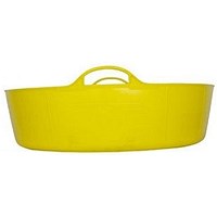 Gorilla Shallow Flexi Tub, 35 Litre, Yellow Gorilla Shallow Flexi Tub, 35 Litre, Yellow