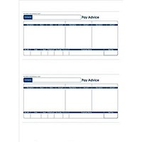 Custom Forms Sage (SE95) Compatible 1-Part Laser Pay Advice Forms, 500 Sheets/1000 Forms
