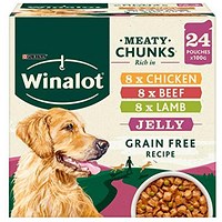 Winalot Perfect Portions in Jelly, 100g, Pack of 24