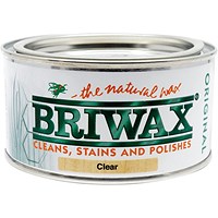Briwax Original Wax Furniture Polish Cleaner Restorer, Clear, 400ml