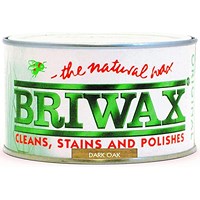 Briwax Original Wax Furniture Polish Cleaner Restorer, Dark Oak, 400ml