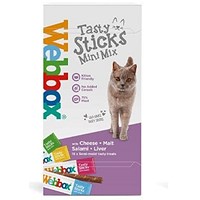 Webbox Cats Delight Mini Mix Sticks for Kittens, Pack of 16