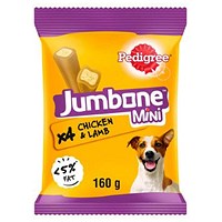 Pedigree Jumbone Small Dog Treats with Chicken and Lamb, 4 Chews