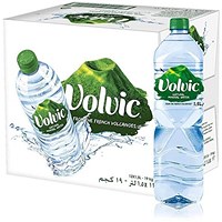 Volvic Still Water, Plastic Bottles, 1.5 Litres, Pack of 12 Volvic Still Water, Plastic Bottles, 1.5 Litres, Pack of 12