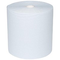 Wypall L10 1 Ply Jumbo Wiping Paper Rolls, 380x330mm, Blue, 1000 Sheets