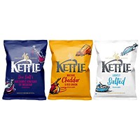 Kettle Hand Cooked Crisps Variety Box, 25g, Pack of 48 Kettle Hand Cooked Crisps Variety Box, 25g, Pack of 48