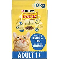 Go-Cat Tuna Herring & Veg Dry Cat Food, 10kg