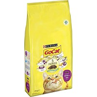 Go-Cat Tasty Duck & Chicken Mix 1+ Years Adult Dry Cat Food, 2kg