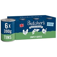 Butcher's Simply Gentle Dog Food Tins, 390g, Pack of 6