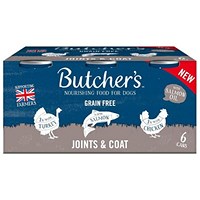 Butchers Joints & Coat Wet Dog Food Tins, 390g, Pack of 6