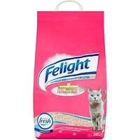 Felight Antibacterial Non-Clumping Cat Litter, 20 Litres