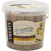 Davies Chomping Chews Chicken, 1.4kg Resealable Tub