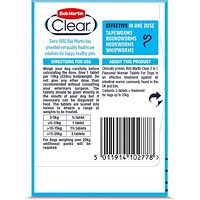Bob Martin Clear 3-in-1 Wormer for Dogs, (2 Tablets) - For Small Dogs and Puppies