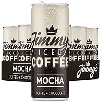 Jimmys Iced Coffee Mocha Cans, 250ml, Pack of 12 Jimmys Iced Coffee Mocha Cans, 250ml, Pack of 12